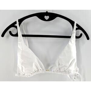 Andie Swim White Bikini Top Demi Moore Tropez